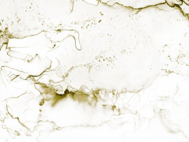 Altın Alkol Mürekkebi Grunge. Folyo Suyu Renkli Grunge. Altın Sanat Boyası. Akışkan Zarif Doku. Tahıl Altın Arkaplan. Parlak Parıltı Arkaplanı. Alkol Mürekkebi Geçmişi. Altın Modern Soyut Şablon.