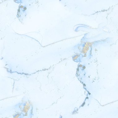 Folyo Su Boyası Mermeri. Lüks, kusursuz şablon. Altın Sanat Boyası. Sıvı Zarif Tekrarlama. Lüks Alkol Mürekkep Tablosu. Mavi Mermer Suluboya. Bronz Su Boyası Suluboya. Foil Doğu Arkaplanı.