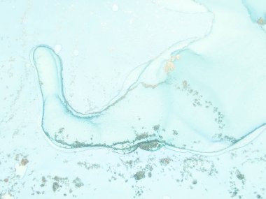 Altın Alkol Mürekkebi Mermeri. Mavi Mermer Suluboya. Altın Su Renk Tablosu. Bronz Alkol Mürekkebi. Folyo Sanat Boyası. Altın doğulu arka plan. Jeodot Zarif Parıltısı. Modern Soyut Şablon.