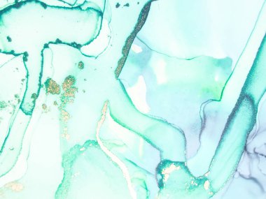 Altın Alkol Mürekkebi Mermeri. Yeşil Su Renkli Suluboya. Lüks Soyut Şablon. Mavi Su Renk Tablosu. Leylak Soyut Arkaplan. Mavi Sanat Boyası. Jeodot Zarif Doku. Altın Mermer Suluboya.