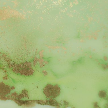 Folyo Alkol Mürekkebi Mermeri. Beyaz Su Renk Tablosu. Altın Soyut Arkaplan. Bakır Su Rengi Arkaplanı. Yeşil Sanat Boyası. Altın Mermer Suluboya. Akışkan Şablon. Modern Soyut Resim.