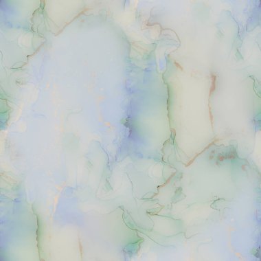 Mavi Alkol Mürekkebi Mermeri. Modern Soyut Şablon. Beyaz Su Renk Tablosu. Altın doğulu arka plan. Sıvı Zarif Tekrarlama. Metal Su Rengi Arkaplanı. Pembe mürekkep boyası. Folil Mermer Suluboya.