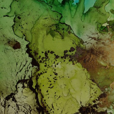 Yeşil Alkol Mürekkebi Mermeri. Foil Soyut Suluboya. Bronz Alkol Mürekkebi. Folil Mermer Arkaplan. Altın Sanat Boyası. Lüks Su Rengi Tuvali. Jeodot Zarif Parıltısı. Lüks Soyut Ressamlık.