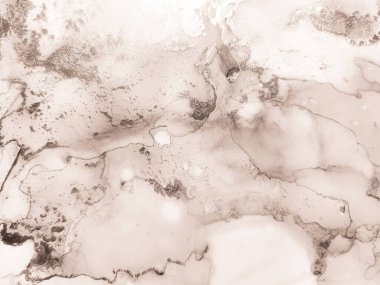 Parlak Kahverengi Mermer. Beyaz Sanat Boyası. Kahverengi Mermer Arkaplan. Kahverengi Sıvı deseni. Kahverengi Renkli Zarif Arkaplan. Bronz doğulu arka plan. Parlak Soyut Şablon Altın Alkol Mürekkep Mermeri.
