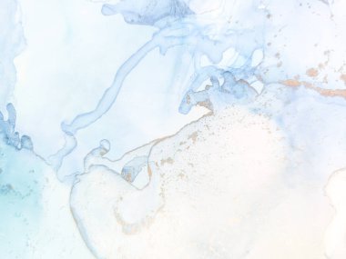 Mavi Su Renkli Mermer. Altın yağlı boya. Folil Oriental Arkaplan. Folil Mermer Suluboya. Parlak Alkol Mürekkep Suluboya. Altın Alkol Mürekkebi Mermeri. Hafif Zarif Desen. Lüks Soyut Ressamlık.