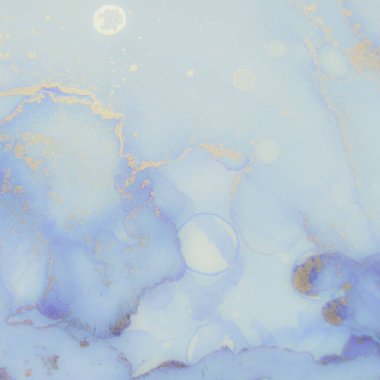 Folyo Alkol Mürekkebi Mermeri. Altın Su Renk Tablosu. Altın Mermer Suluboya. Bakır Su Boyası Suluboya. Mavi Yağlı Boya. Foil Soyut Arkaplan. Hafif Zarif Parıltı. Modern Soyut Resim.