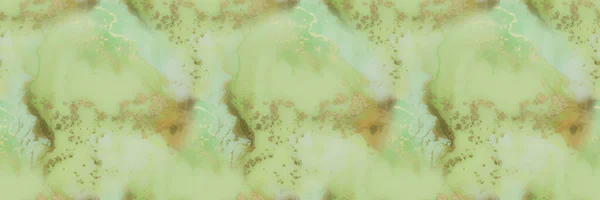 Mármol Color Verde Agua Foil Art Paint Textura Fluida Sin — Foto de Stock