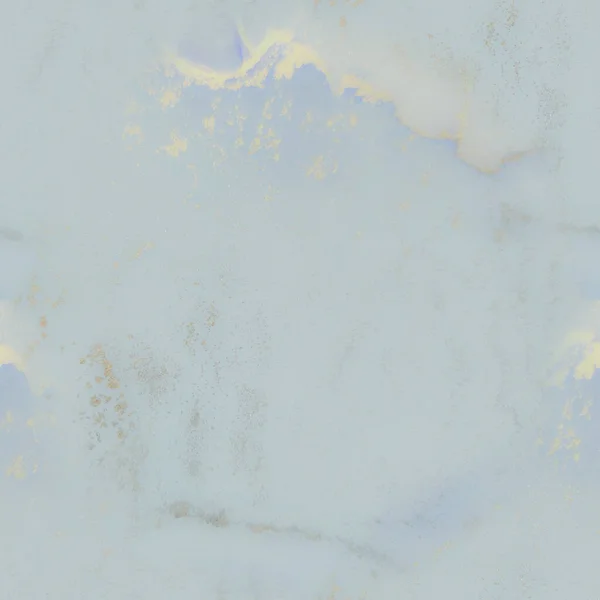 Blue Water Color Marmor Vorhanden Glänzende Wasserfarbe Hintergrund Goldmarmor Aquarell — Stockfoto