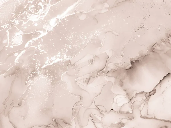 Parlak Kahverengi Mermer. Beyaz mürekkep boyası. Beyaz Soyut Boyama Parlak Gradyan Arkaplan. Altın Alkol Mürekkebi Mermeri. Beyaz Sıvı Parlatıcı. Kahverengi Mermer Arkaplan. Alkol Mürekkebi Işık Arkaplanı.