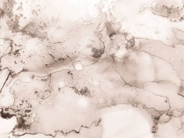 Parlak Kahverengi Mermer. Beyaz Sanat Boyası. Kahverengi Mermer Arkaplan. Kahverengi Sıvı deseni. Kahverengi Renkli Zarif Arkaplan. Bronz doğulu arka plan. Parlak Soyut Şablon Altın Alkol Mürekkep Mermeri.