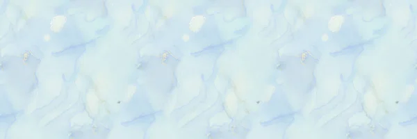 Мрамор Синего Цвета Воды Роскошный Чернильный Мрамор Золотая Абстрактная Акварель — стоковое фото