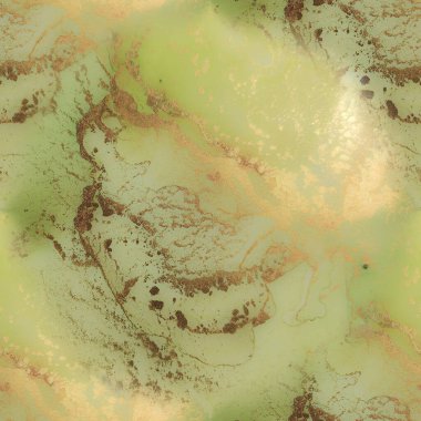 Folyo Su Boyası Mermeri. Akıcı, pürüzsüz doku. Yeşil Doğu geçmişi. Altın Mermer Suluboya. Lüks Soyut Ressamlık. Bronz Su Rengi Arkaplanı. Altın Alkol Mürekkebi Mermeri. Yeşil Sanat Boyası.