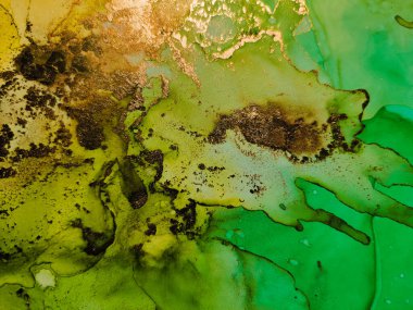 Altın rengi mermer. Yeşil Su Renkli Suluboya. Mavi mürekkep boyası. Altın Mermer Suluboya. Altın Akışkan Şablon. Mavi Doğu Arkaplanı. Lüks Soyut Ressamlık. Mavi Alkol Mürekkebi Mermeri.