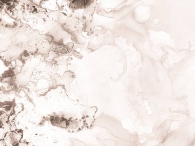 Parlak Kahverengi Mermer. Kahverengi Sanat Boyası. Beyaz Mermer Arkaplan. Beyaz Doku. Alkol Mürekkebi Beyaz Arkaplan. Altın Alkol Mürekkep Tablosu. Parlak Soyut Şablon Metal Doğu Arkaplanı.