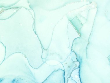 Altın Alkol Mürekkebi Mermeri. Bronz Alkol Mürekkep Suluboya. Mavi Gradyan Suluboya. Yeşil Mermer Arkaplan. Lüks Su Rengi Tuvali. Folyo Sanat Boyası. Jeot Şablonu. Modern Soyut Şablon.