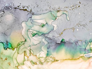 Mavi Alkol Mürekkebi Mermeri. Mor Gradyan Suluboya. Akıcı Zarif Parıltı. Altın Sanat Boyası. Mavi Mermer Arkaplan. Yeşil Su Rengi Arkaplanı. Modern Soyut Ressamlık. Altın Su Renkli Mermer.