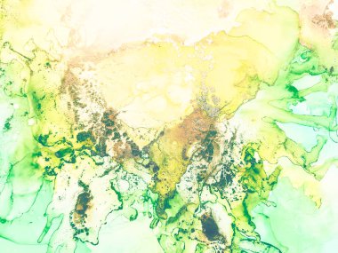 Altın rengi mermer. Foil Gradyan Arkaplanı. Yeşil Mermer Suluboya. Lüks Soyut Ressamlık. Bakır Su Rengi Arkaplanı. Folyo yağlı boya. Jeodot Zarif Doku. Sarı Alkol Mürekkep Mermeri.