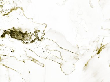 Altın rengi Grunge. Altın mürekkep boyası. Parlak Parıltı Arkaplanı. Açık Beyaz Şablon. Su Boyası Arkaplanı. Tahıl Gradyan Arkaplanı. Altın Lüks Altın Şablon. Folyo Alkol Mürekkebi Grunge.