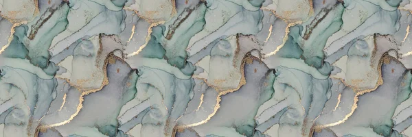 Blue Water Color Marmor Vorhanden White Alcohol Ink Canvas Flüssige — Stockfoto
