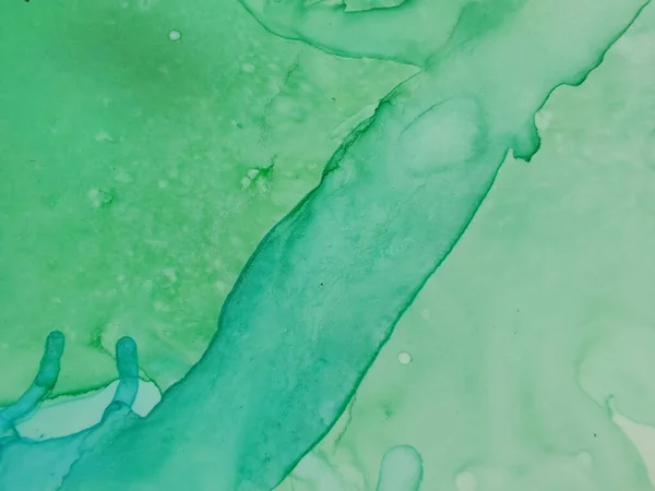 Blå Vattenfärg Marmor Vit Alkoholhaltig Akvarell Grön Marmorbakgrund Grön Oljefärg — Stockfoto