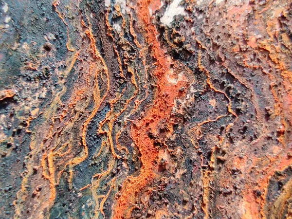 레드러 페인트 코로나의 코로나의 빈티지는 녹슬었다 녹슬고 텍스처 구조물 — 스톡 사진