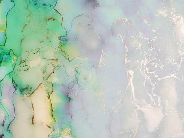 Altın Alkol Mürekkebi Mermeri. Yeşil Alkol Mürekkep Suluboya. Jeodot Zarif Parıltısı. Ametist Oriental Arkaplan. Altın rengi tuval. Mavi mürekkep boyası. Modern Soyut Şablon. Mavi Mermer Suluboya.