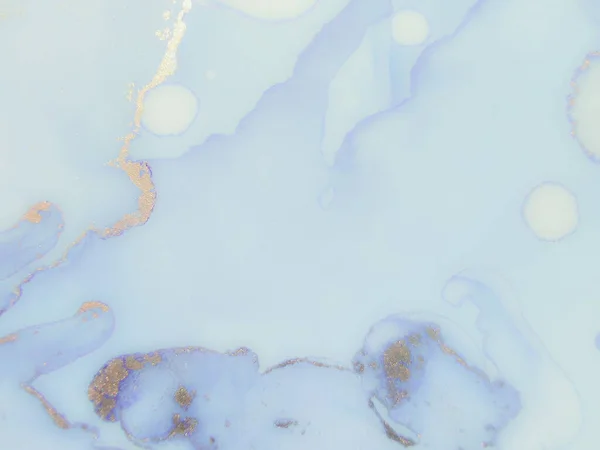 Μάρμαρο Χρώματος Νερού Φύλλων Μπλε Μάρμαρο Φόντο Φόντο Μελανιού Μεταλλικής — Φωτογραφία Αρχείου