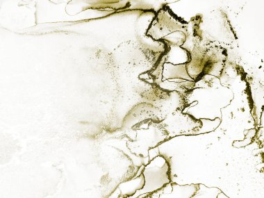 Altın rengi Grunge. Parlak Alkol Mürekkebi Parıltısı. Alkol Mürekkebi Geçmişi. Altın Sanat Boyası. Beyaz Altın Arkaplan. Folyo Parıltısı Arkaplanı. Hafif Zarif Desen. Altın Işık Lüks Şablonu.