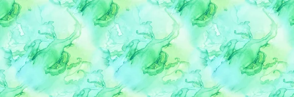 Mármore Cor Água Verde Tinta Alcoólica Brilhante Aquarela Pintura Sem — Fotografia de Stock