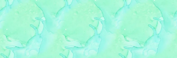 Blue Water Color Marmor Vorhanden Sky Alcohol Ink Canvas Ocean — Stockfoto