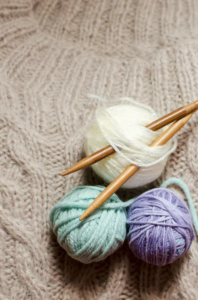 Accessories Needlework Hobby Knitting Women Business — Stock Photo, Image