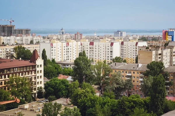 View Overlooking Town — Stock Photo, Image