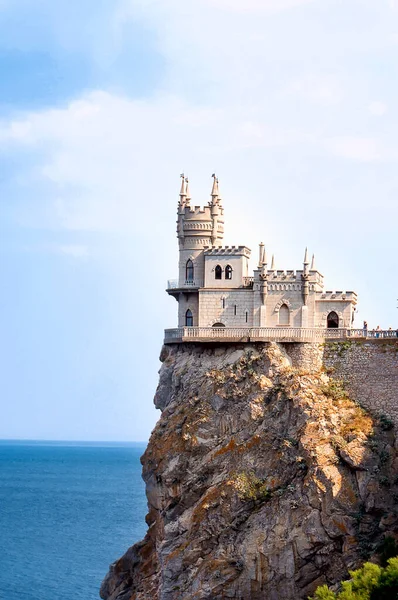 Castle Swallow Nest Black Sea Coast Crimea Famous Landmark Crimea — Stockfoto