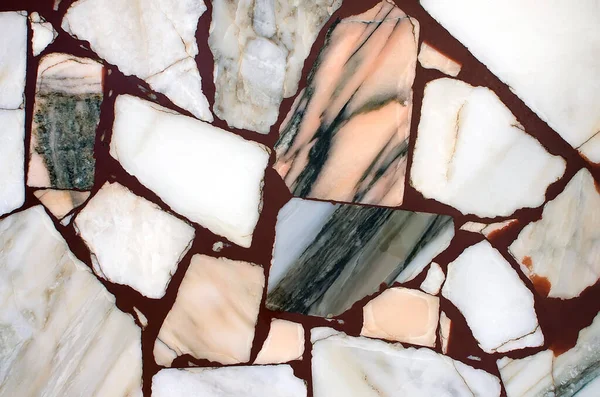 Kalksteen Marmer Textuur Achtergrond Natuurlijke Graniet Breccia Marmer Textuur Voor — Stockfoto