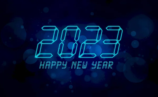 New Year 2023 Creative Design Concept Rendered Image — Zdjęcie stockowe