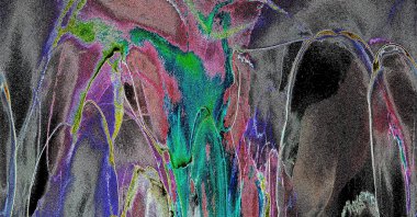 Alkol mürekkebi modern tasarımcılar için soyut sıvı sanat ve pop sanat modelleri yaratır.