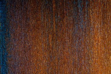 Paslı metal duvar. Metal yüzeyde paslı noktalar var. Metal pas dokusu arka planı. Paslı. Pas lekeleri..