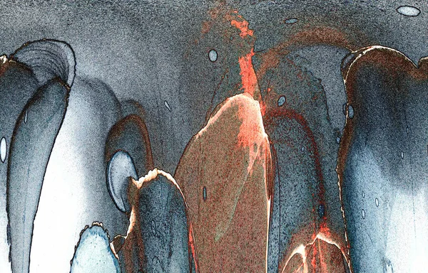 Alkol mürekkebi ve renkli soyut modern resim arka planıyla yapılmış yüksek kalite modern soyut resim..