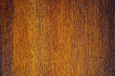 Paslı metal duvar. Metal yüzeyde paslı noktalar var. Metal pas dokusu arka planı. Paslı. Pas lekeleri..