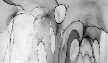 Alkol mürekkebiyle sunulan yüksek kaliteli soyut resim tasarımcıya modern bir sanat arkaplanı sunuyor..