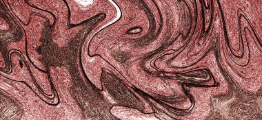 Alkol mürekkebinin sunduğu yüksek kaliteli akış sanatı tasarımcıya modern bir soyut arkaplan sağlar..