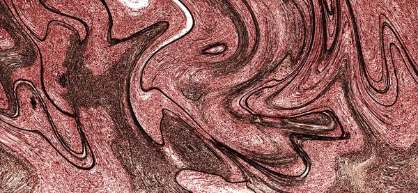 Alkol mürekkebinin sunduğu yüksek kaliteli akış sanatı tasarımcıya modern bir soyut arkaplan sağlar..