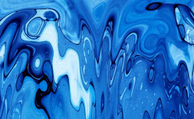 Alkol mürekkebinin sunduğu yüksek kaliteli akış sanatı tasarımcıya modern bir soyut arkaplan sağlar..