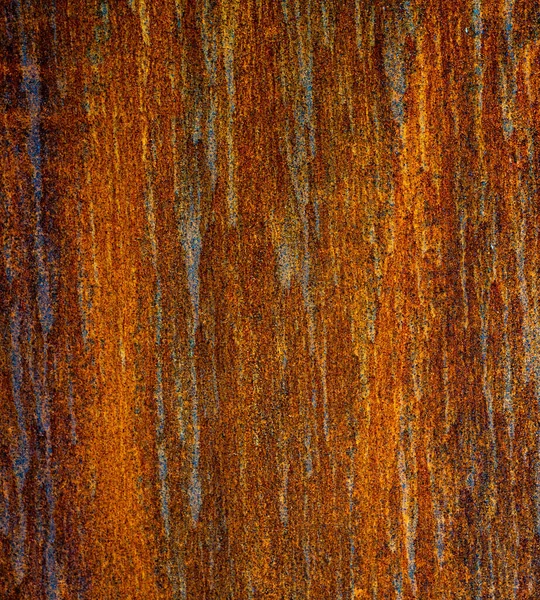 Rusty Metal Wall Rusty Spots Metal Surface Metal Rust Texture — Stock Photo, Image