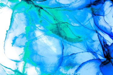 Alkol mürekkebi ve renkli soyut modern resim arka planıyla yapılmış yüksek kalite modern soyut resim..