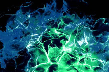 Alkol mürekkebi ve renkli soyut modern resim arka planıyla yapılmış yüksek kalite modern soyut resim..