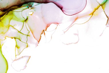 Alkol mürekkebi modern tasarımcılar için soyut sıvı sanat ve pop sanat modelleri yaratır.