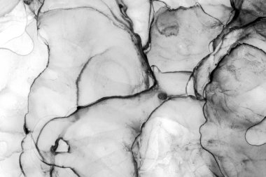 Yüksek kaliteli soyut tablolar, Çin tarzı soyut mürekkep resimleri ve alkol mürekkebiyle sunulan sanatsal altyapılar..