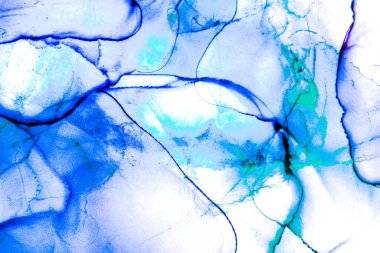 Alkol mürekkebi ve renkli soyut modern resim arka planıyla yapılmış yüksek kalite modern soyut resim..