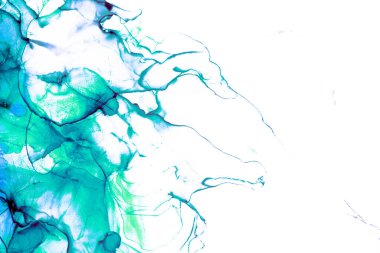 Alkol mürekkebi ve renkli soyut modern resim arka planıyla yapılmış yüksek kalite modern soyut resim..